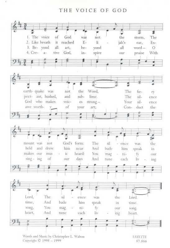 Tune: Fayette &copy; 1998-1999 by Christopher L. Walton